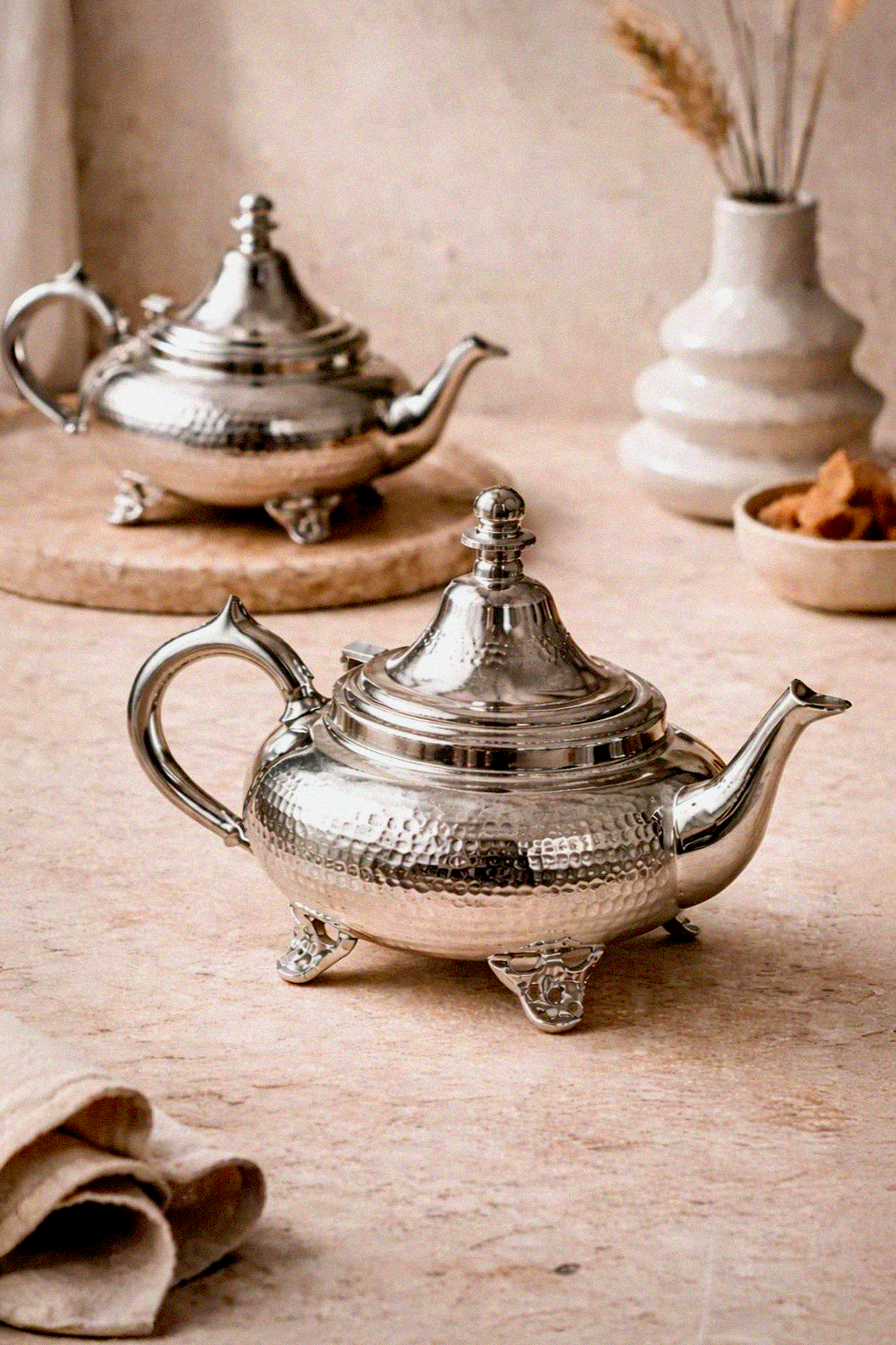 Aladdin – Théière Marocaine sur Pieds