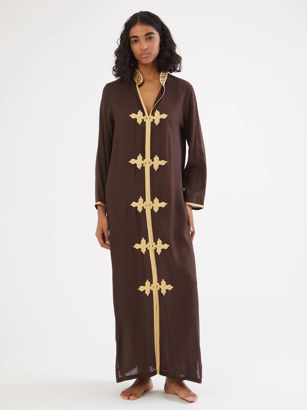 Nayla – Kaftan en Soie Marocain