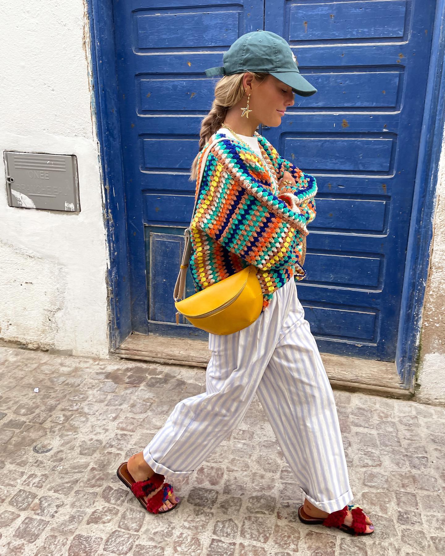 Casual Colorful Knit Cardigan