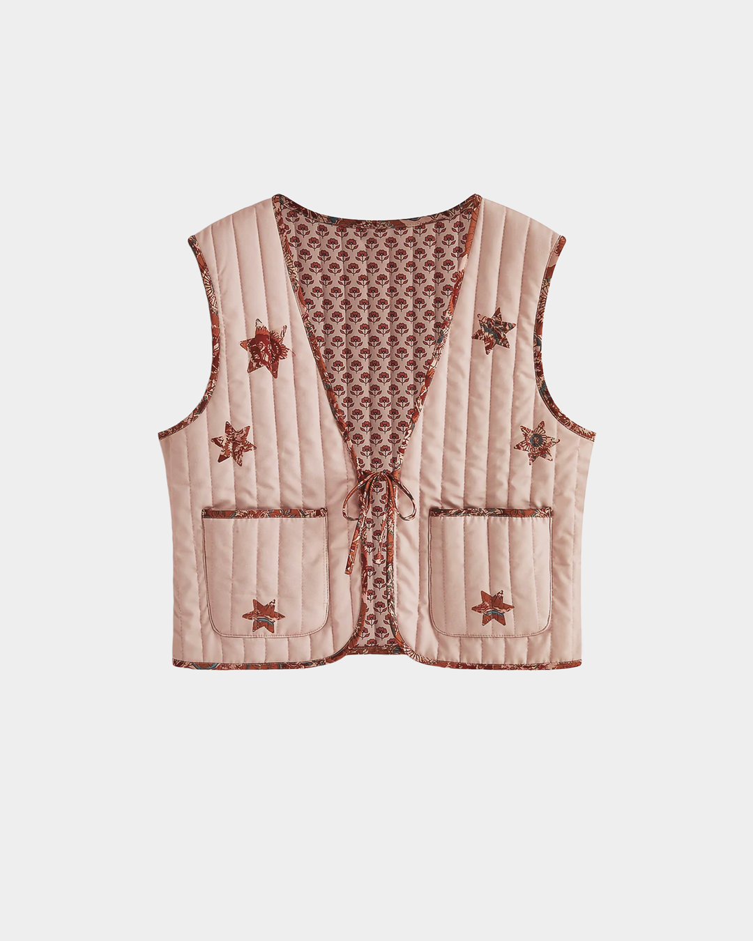 Bohemian Double-Sided Tie Vest