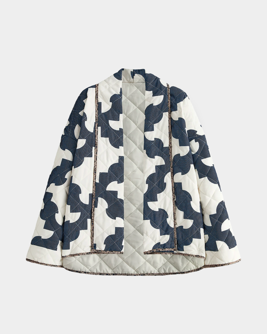 Boho Block Printed Quilted Jacket