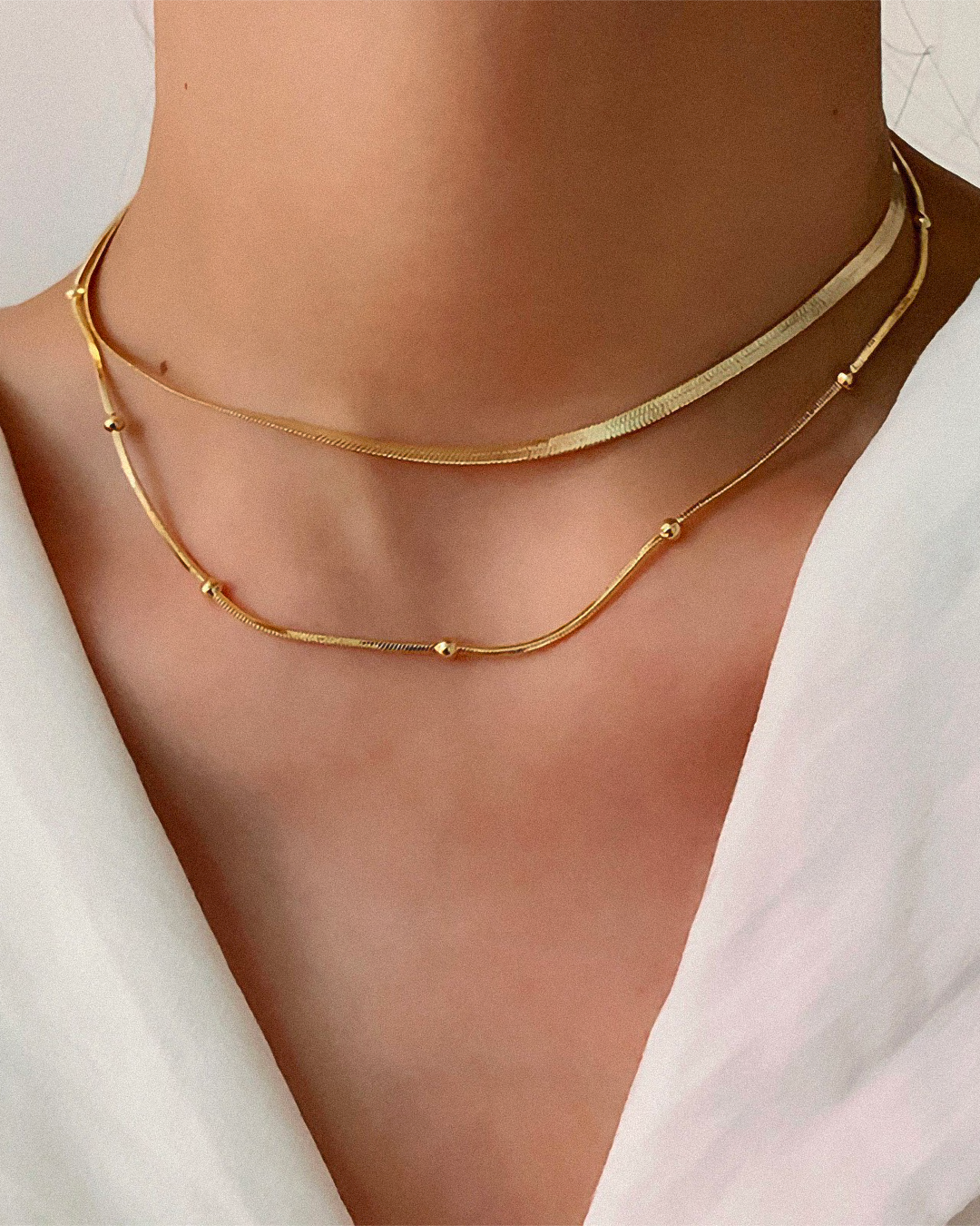 Chic Double Layer Necklace