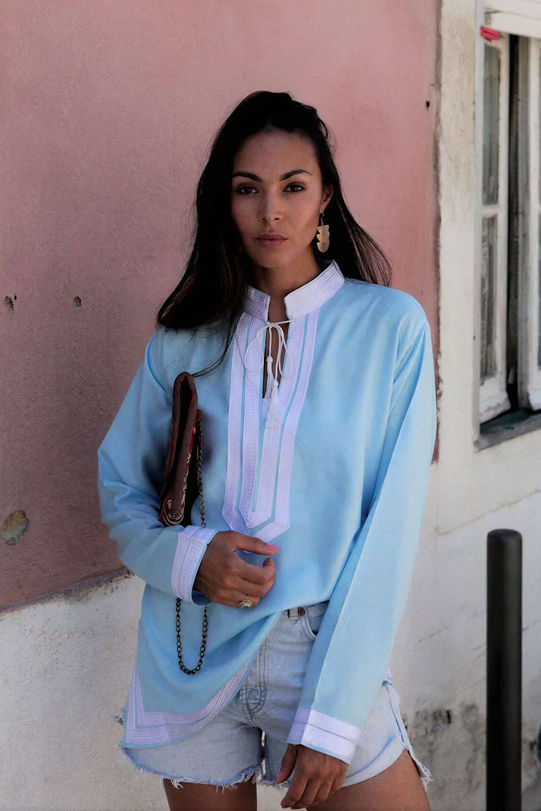 Dalia – Tunique en coton marocaine