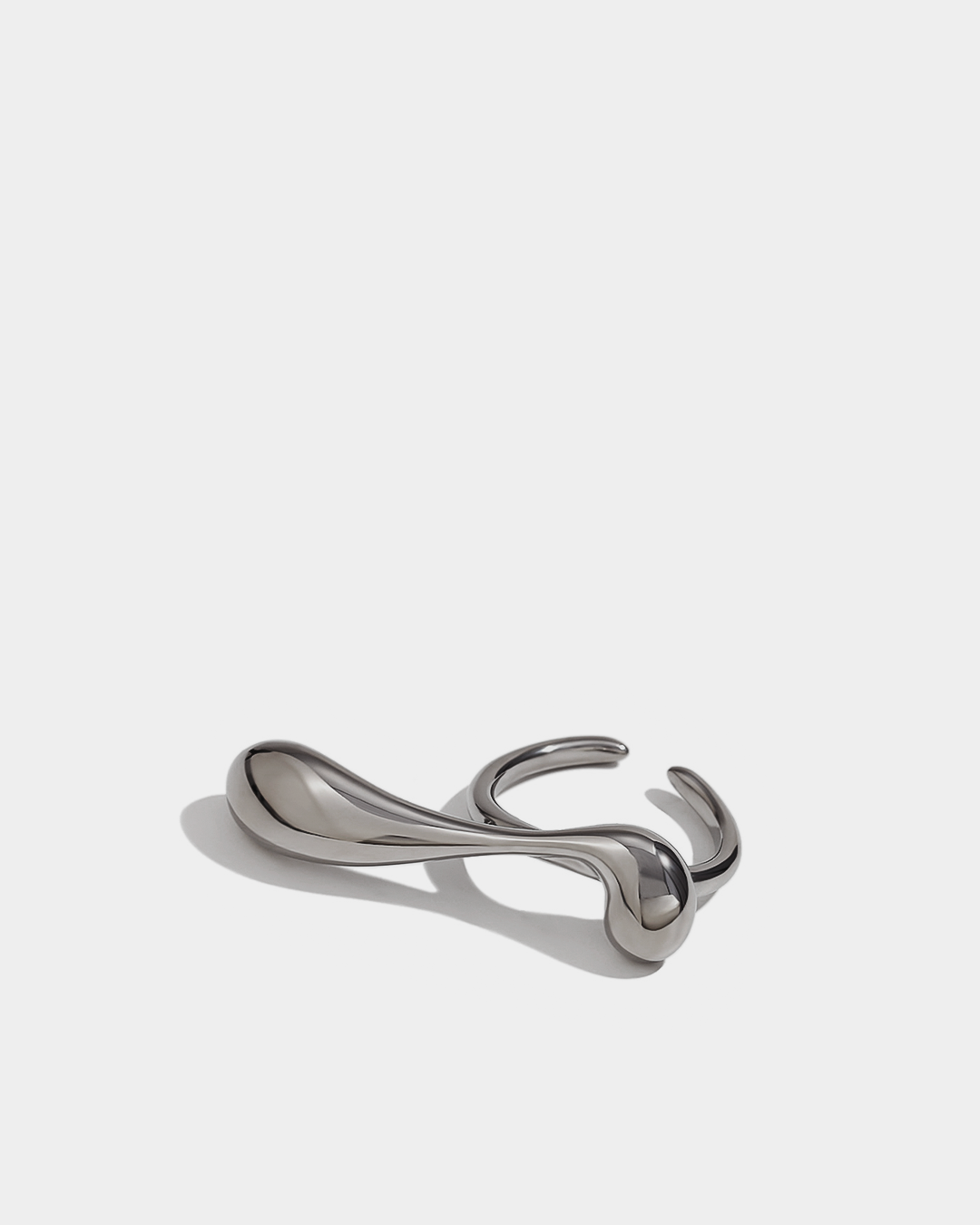 Double-Finger Creative Curve Ring