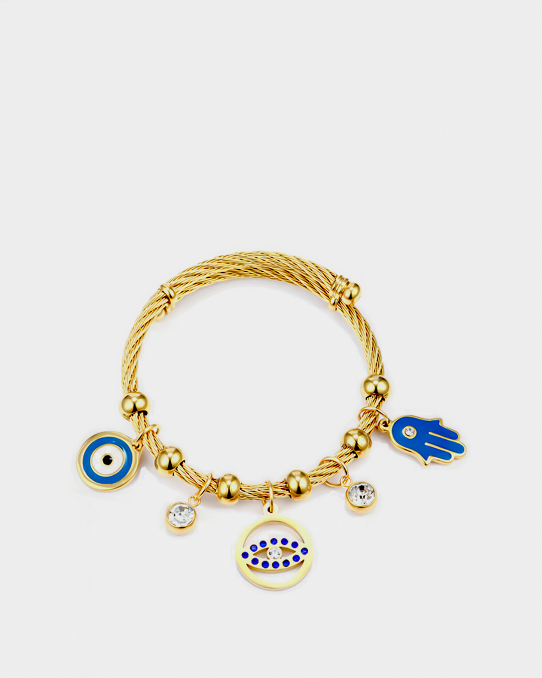 ELLA – Eye of Fatima in Charm Bracelet