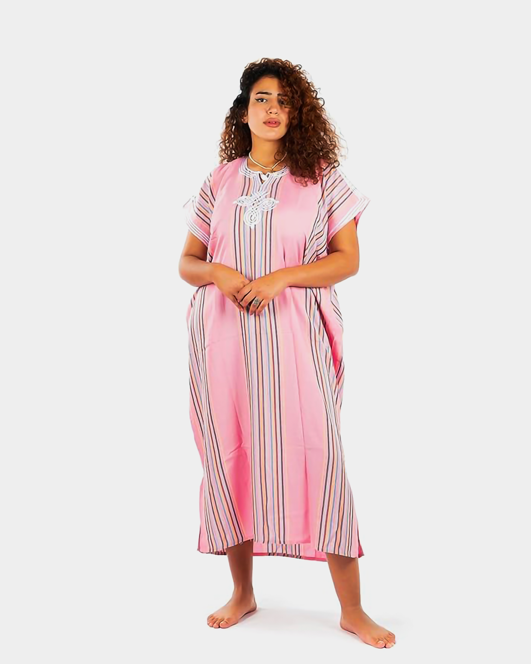Gandoura – Robe d'Été Décontractée à Rayures