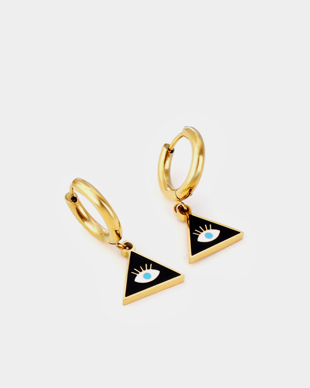 LIVIA – Eye Triangle Earrings