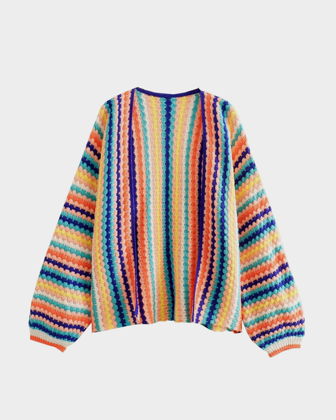 Casual Colorful Knit Cardigan