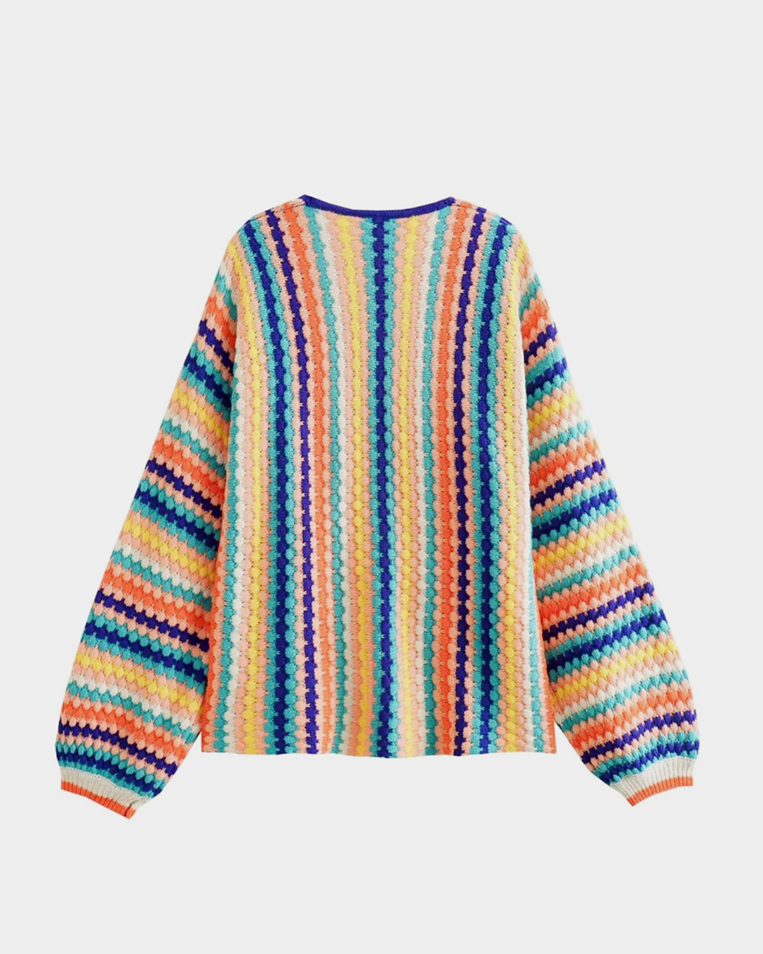 Casual Colorful Knit Cardigan