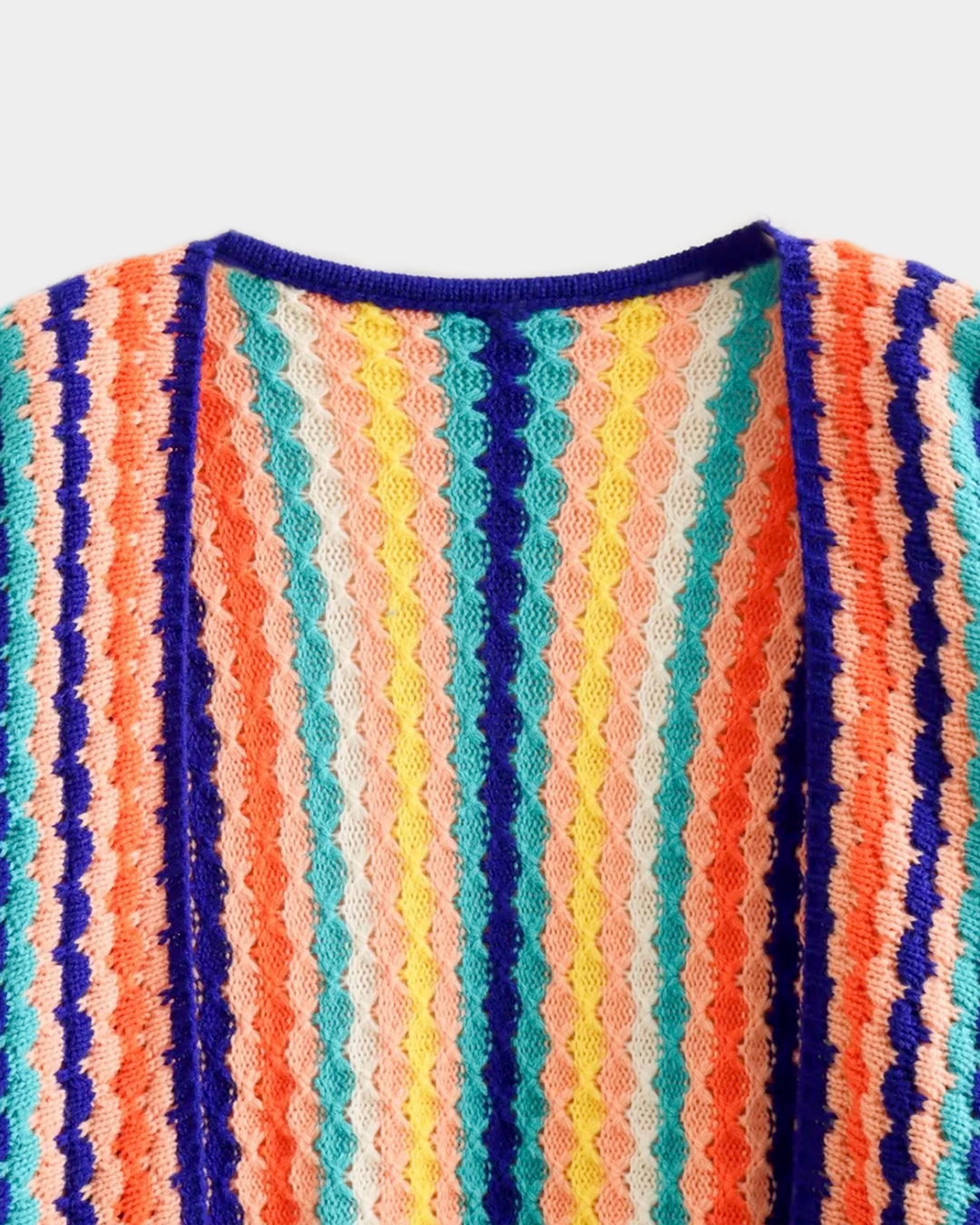 Cardigan Tricoté Coloré Décontracté