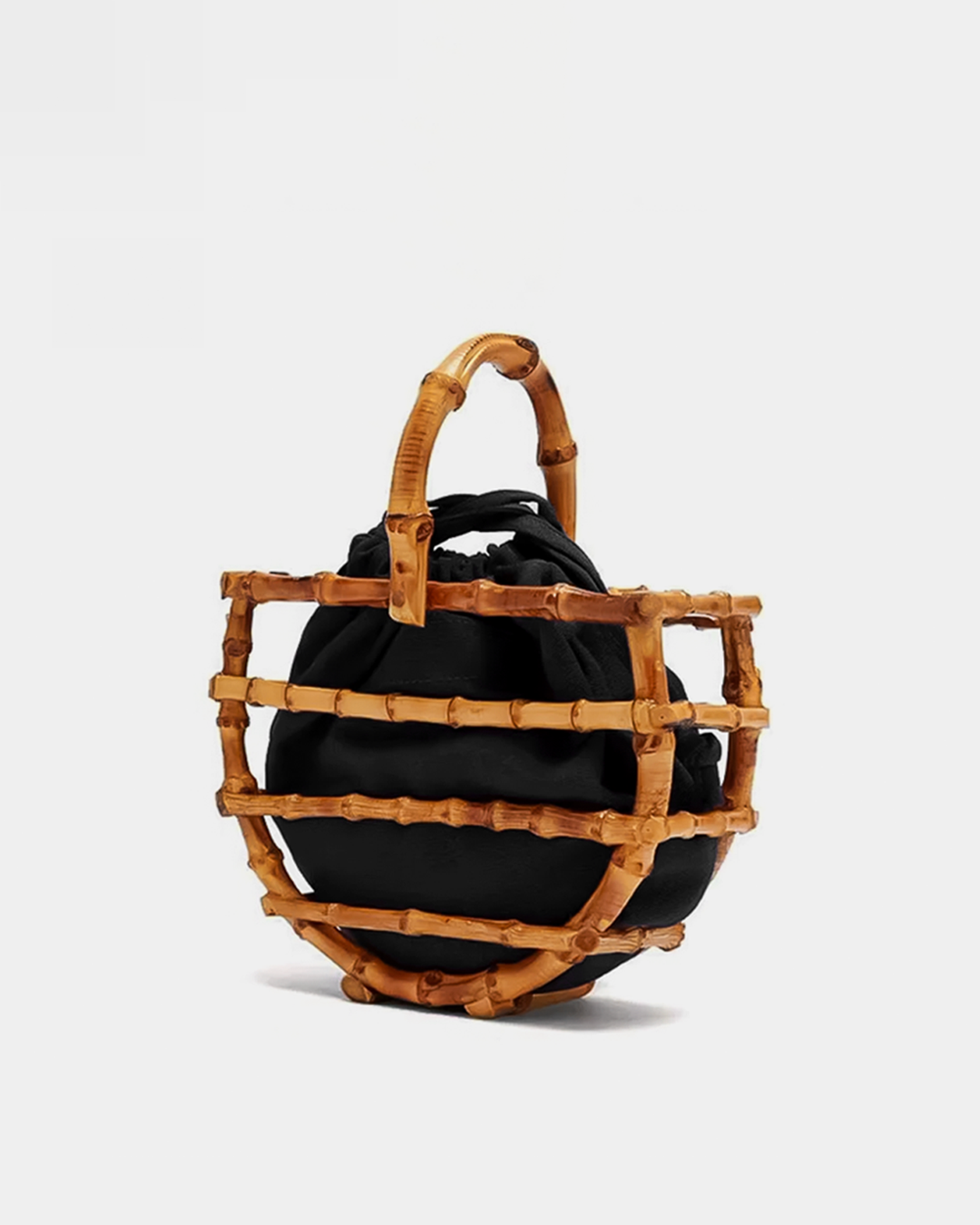 MIMOUNA - Semicircle Bamboo Handbag