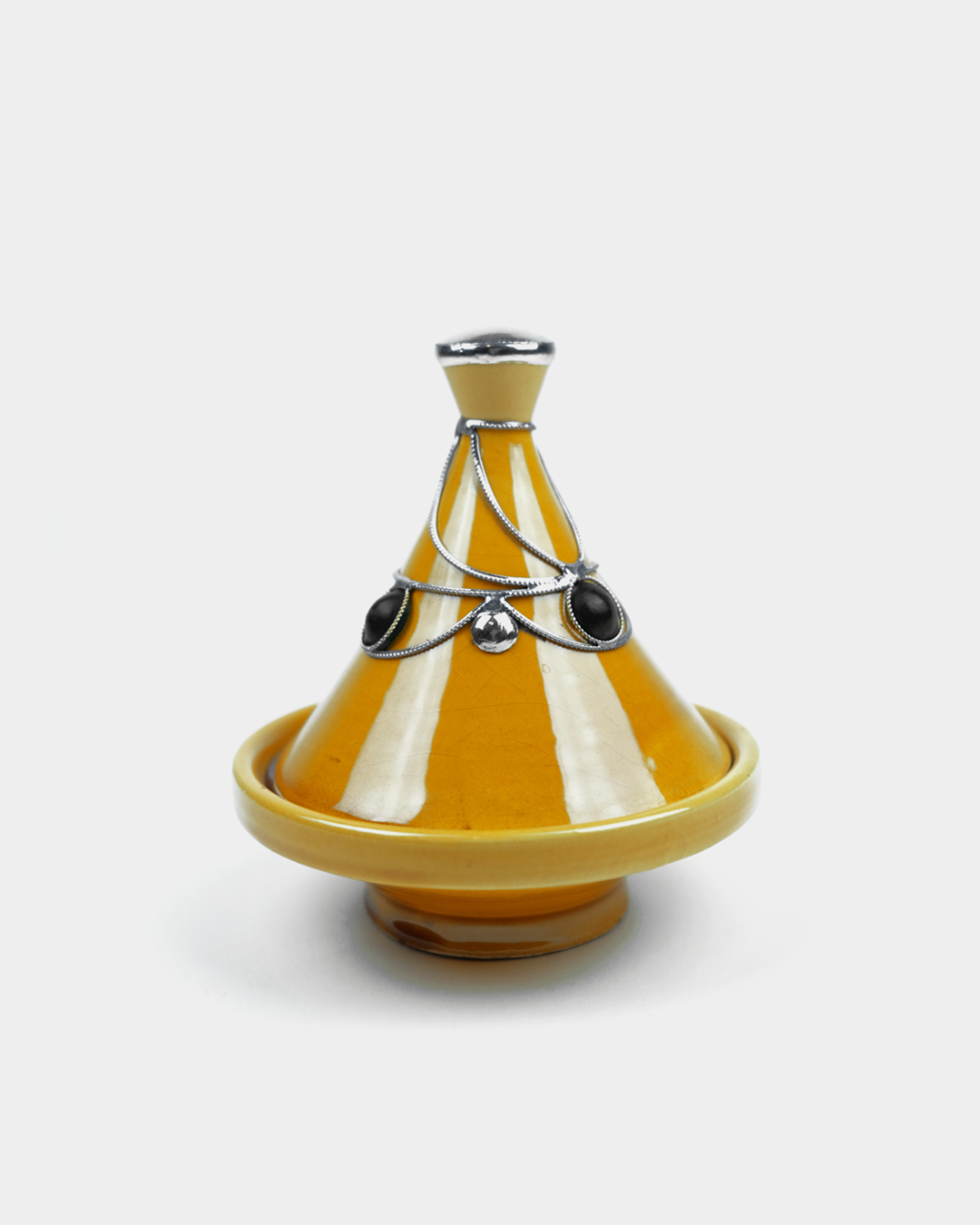 Mini Tajine Chic Orné de Métal