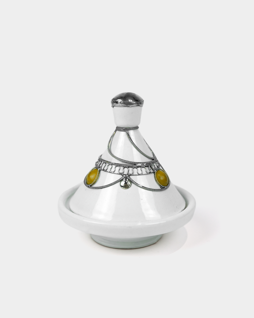 Mini Tajine Chic Orné de Métal