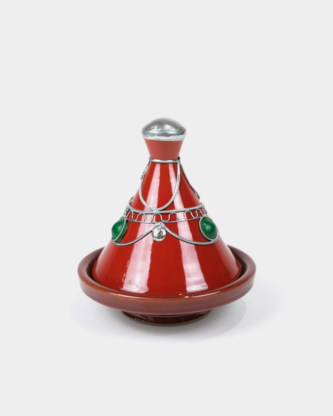 Mini Tajine Chic Orné de Métal
