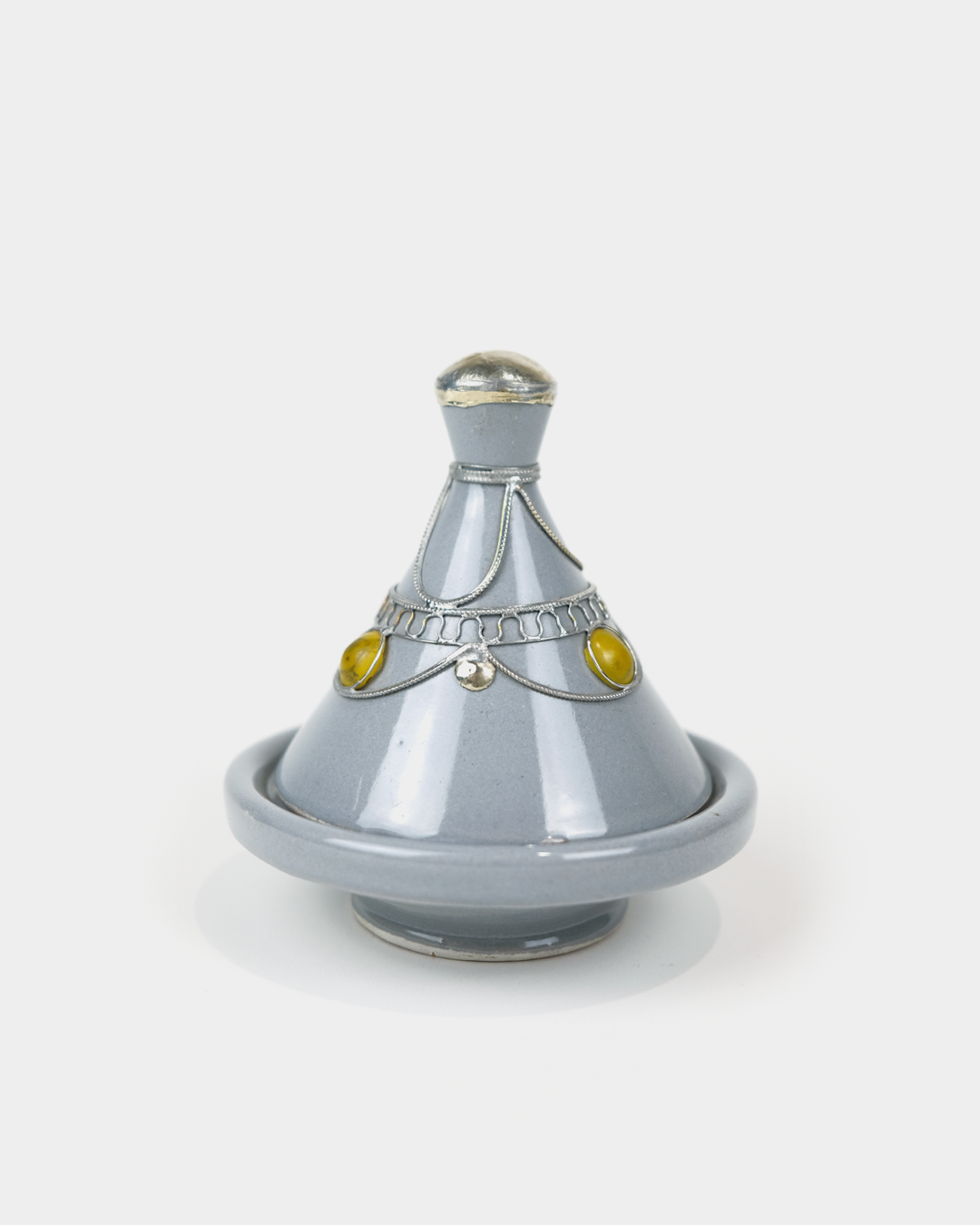 Mini Tajine Chic Orné de Métal