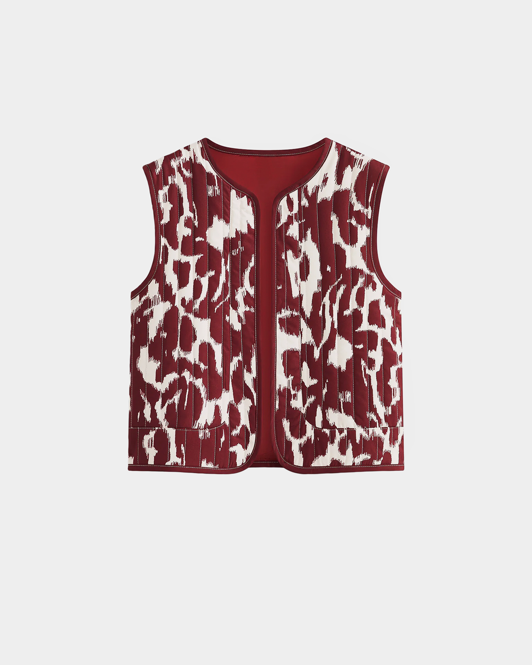 Minimalist Boho Printed Vest