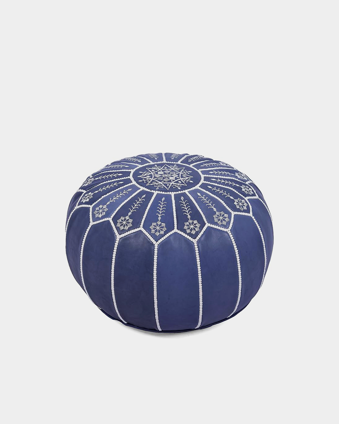 Pouf Ottoman Marocain en Cuir
