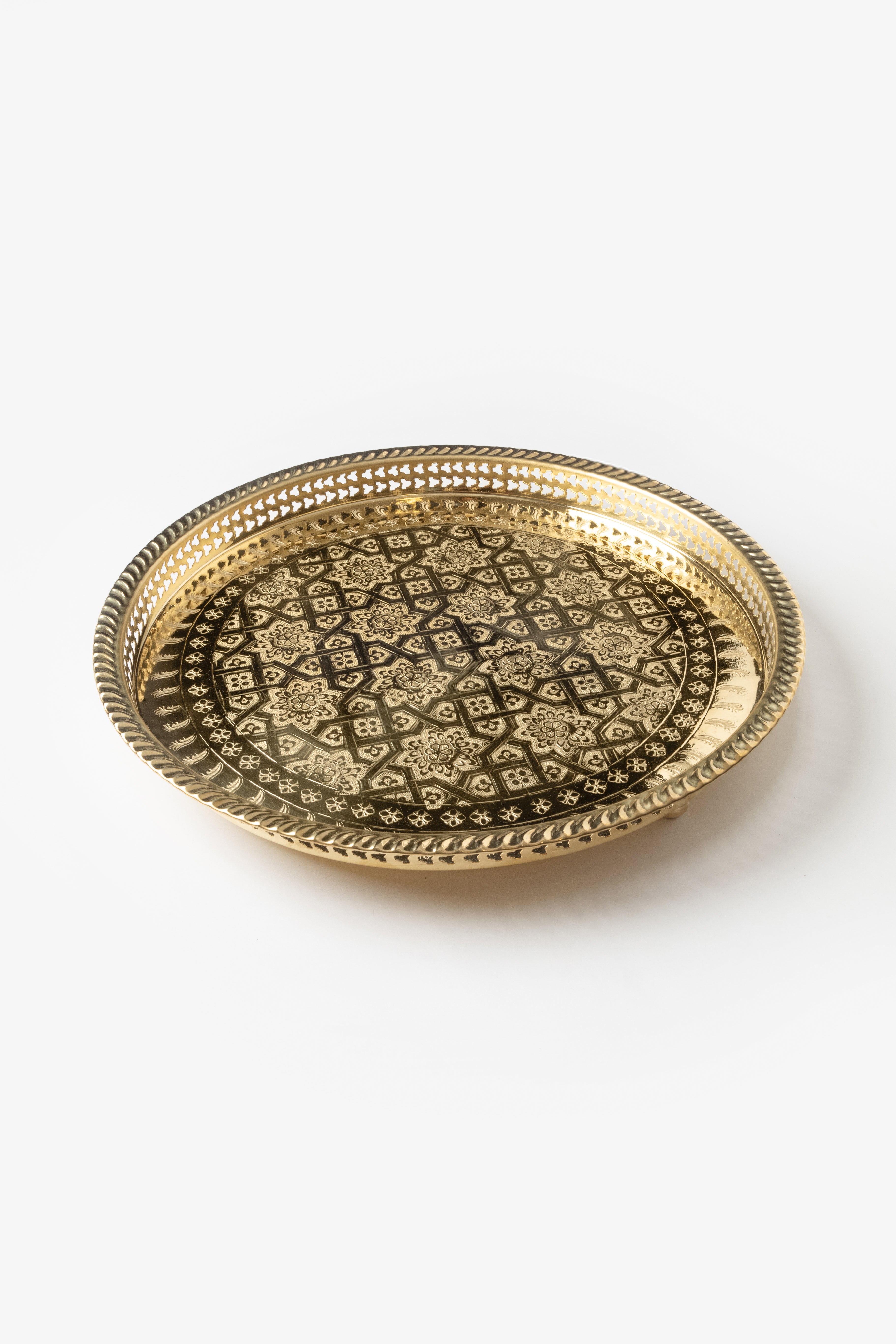 Layali – Moroccan Legs Tray with Traditional Engravings
