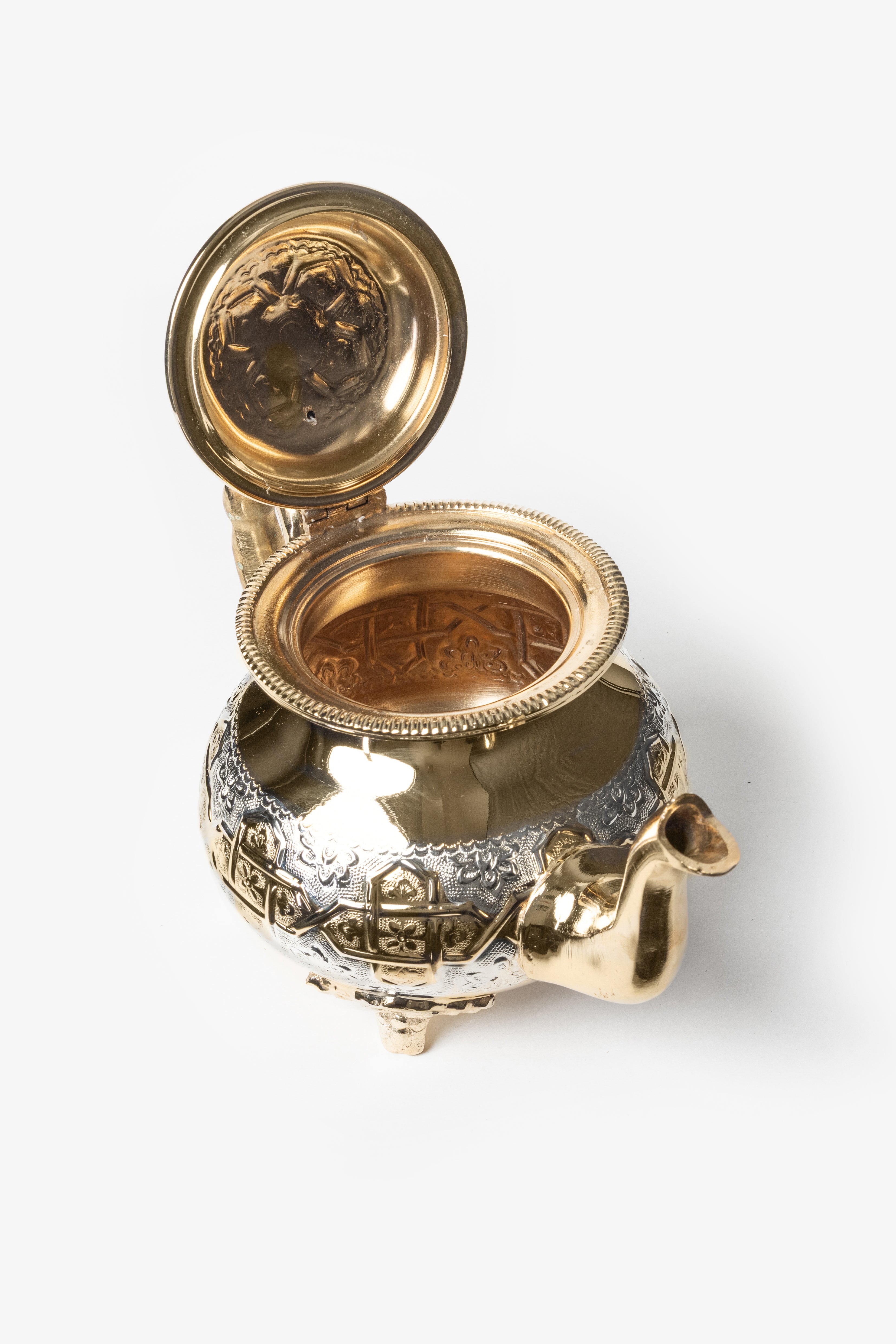 Faris Deluxe – Moroccan Legs Teapot with Traditional Engravings